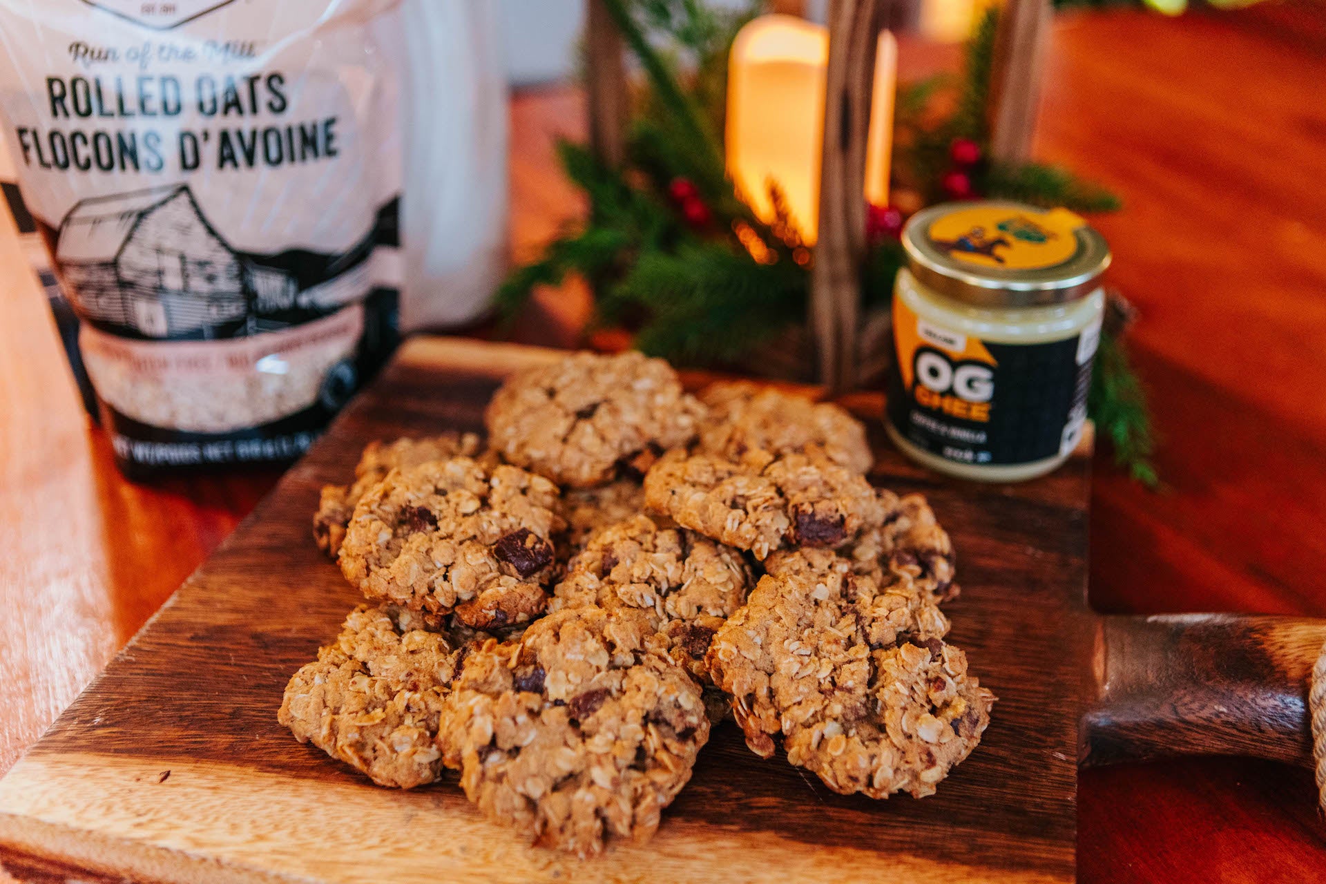 Coffee and Vanilla Oatmeal Cookies feat. OG Ghee – Stoked Oats