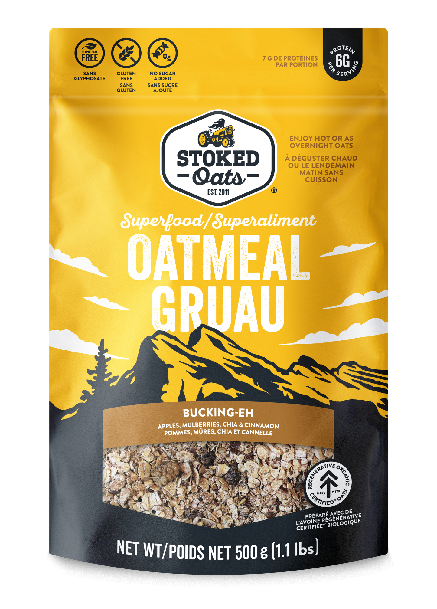 Bucking Eh Oatmeal 500g
