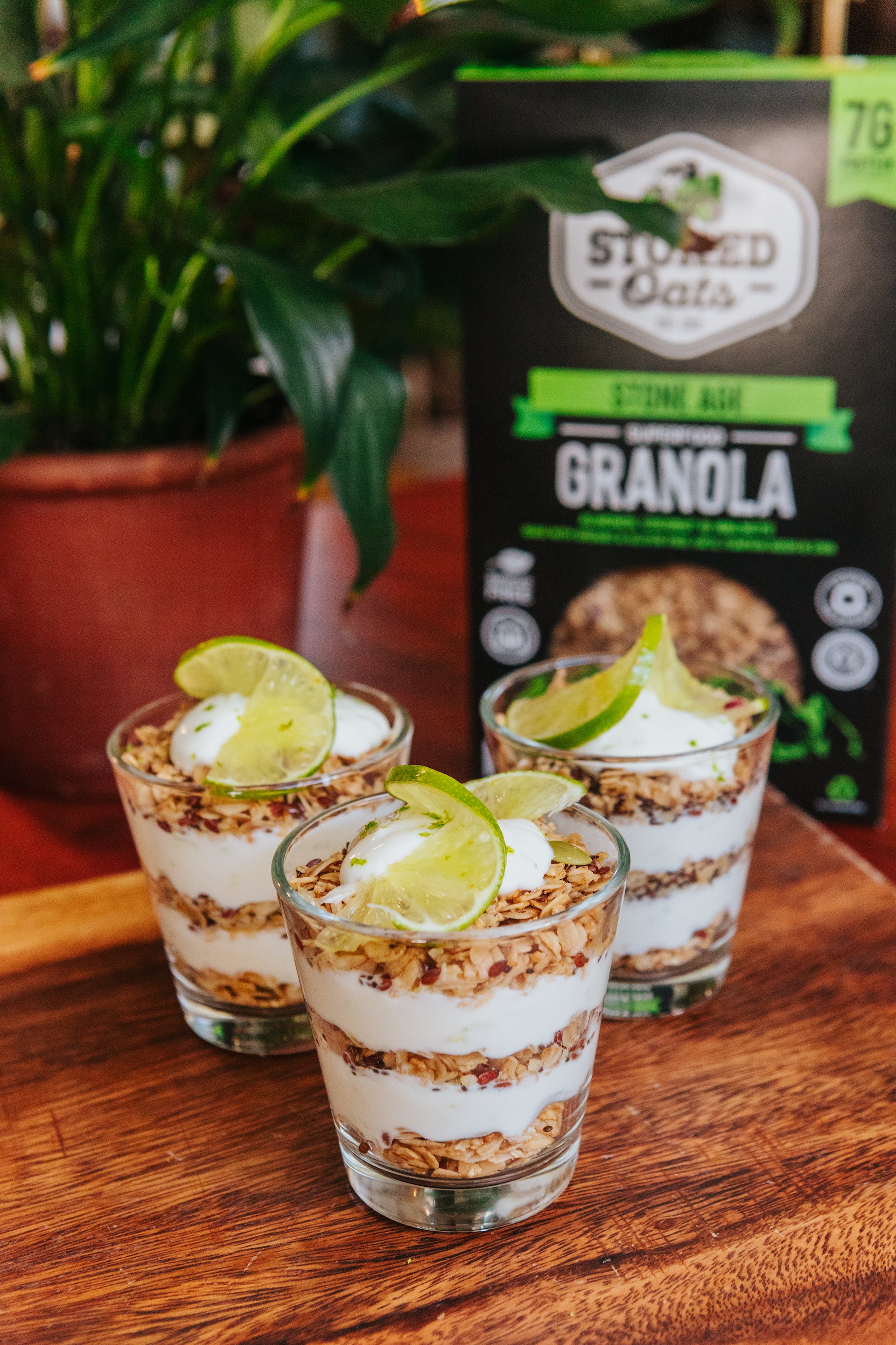 Key Lime Pie Granola Parfait