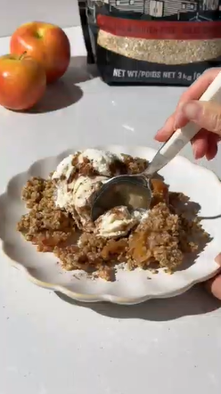 Steel Cut Apple Crisp