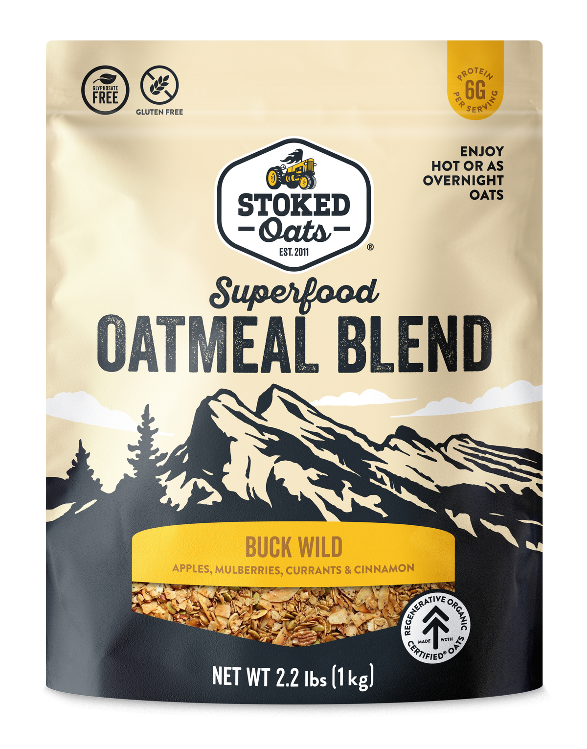 Buck Wild Oatmeal 1 kg