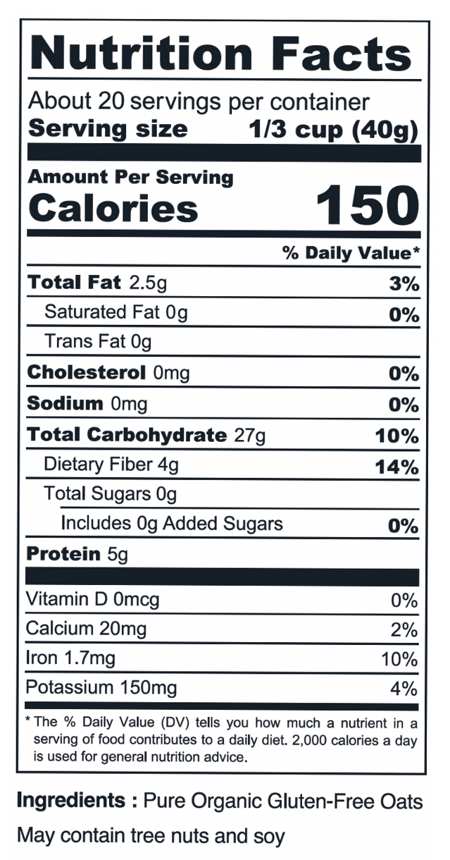 Avoine rapide Run of the Mill 1,8 lb