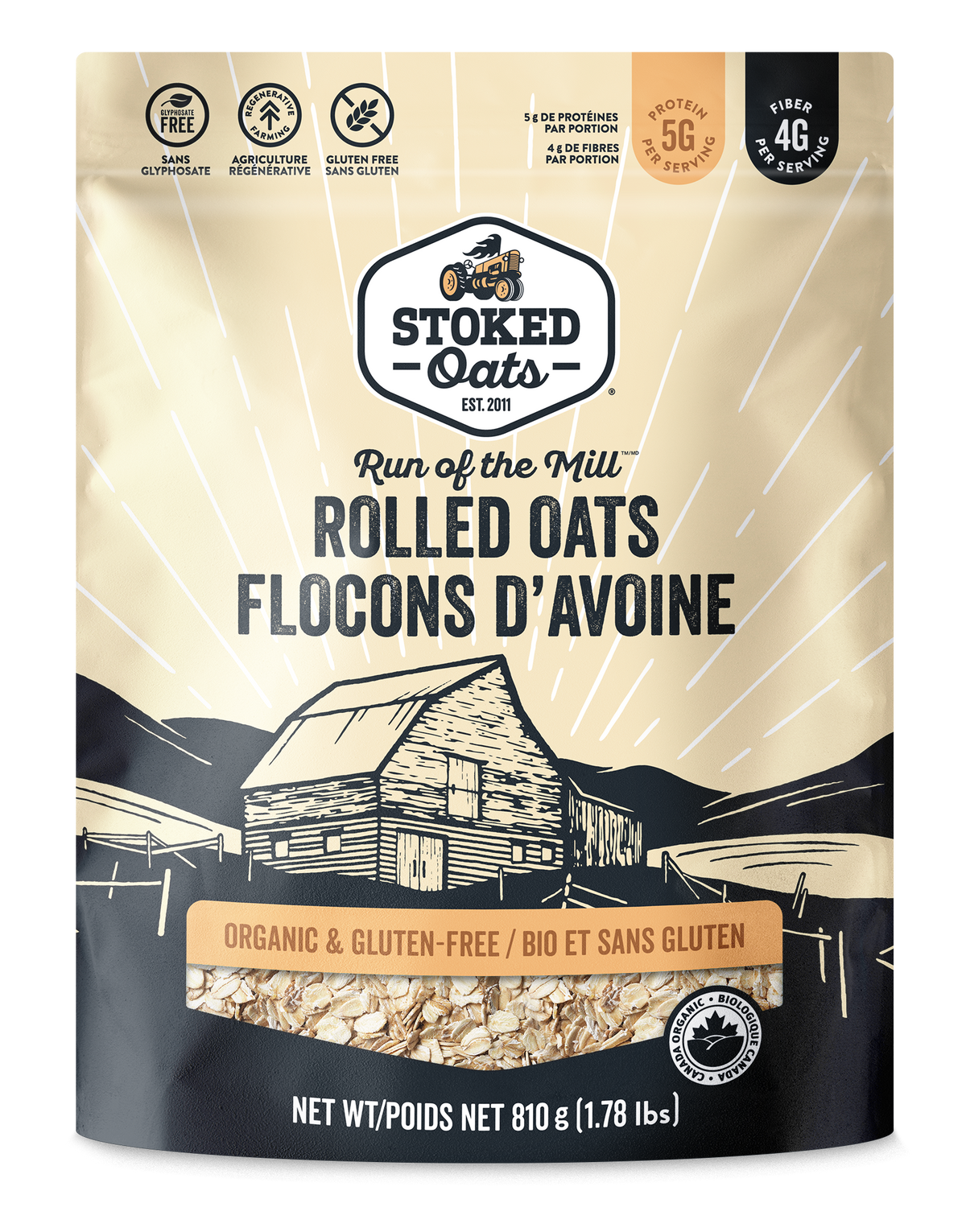 Run of the Mill Rolled Oats 810g (1.8lb)