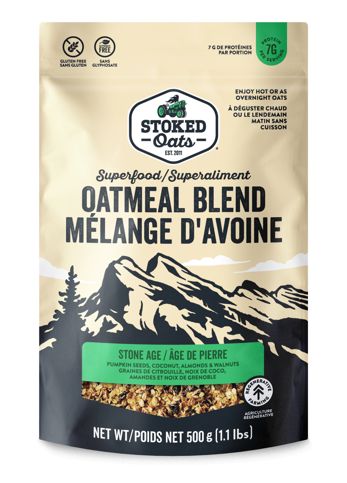 Avoine de l&#39;âge de pierre 500g