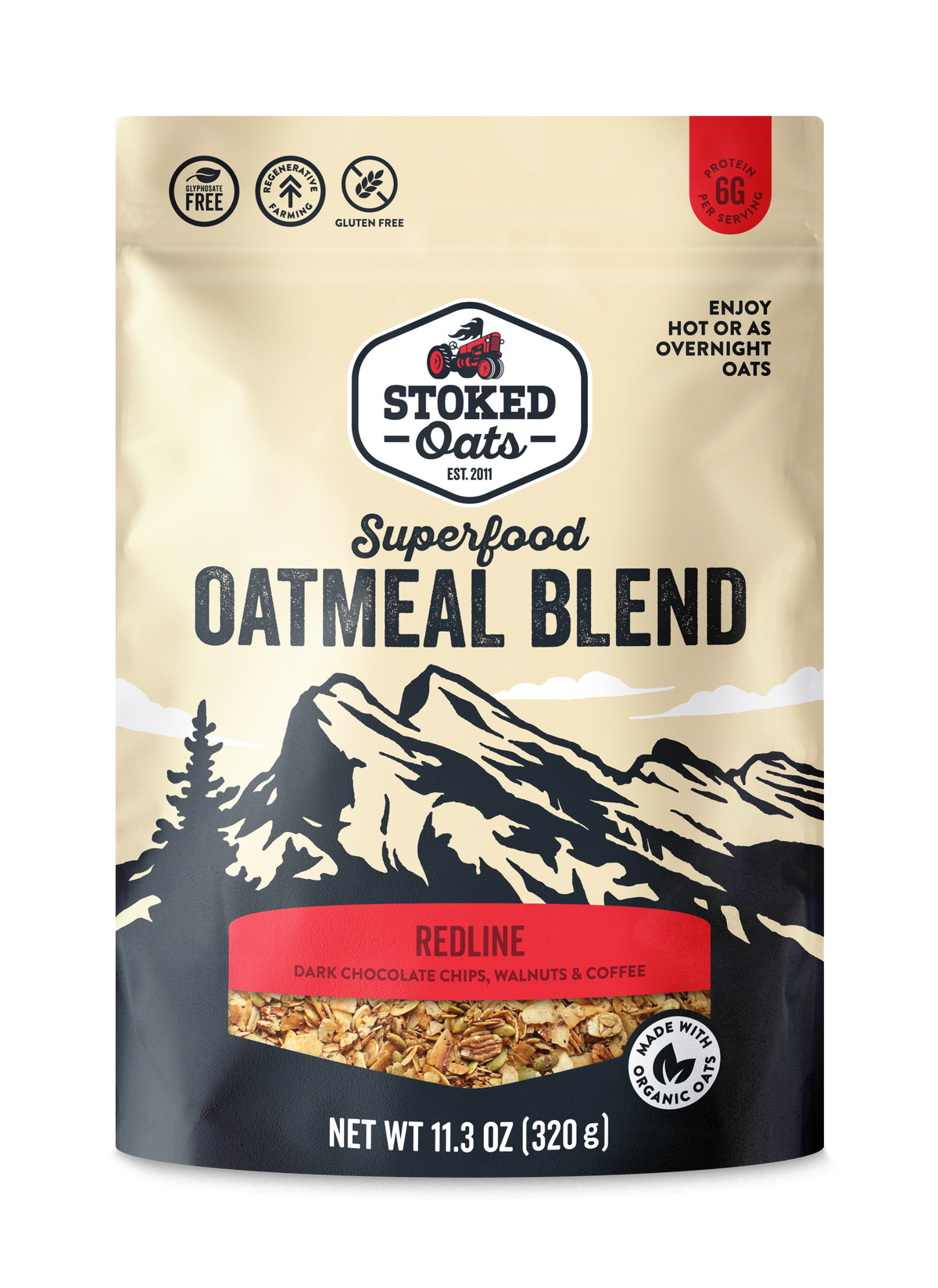 Redline Oatmeal 320g (11.3oz)